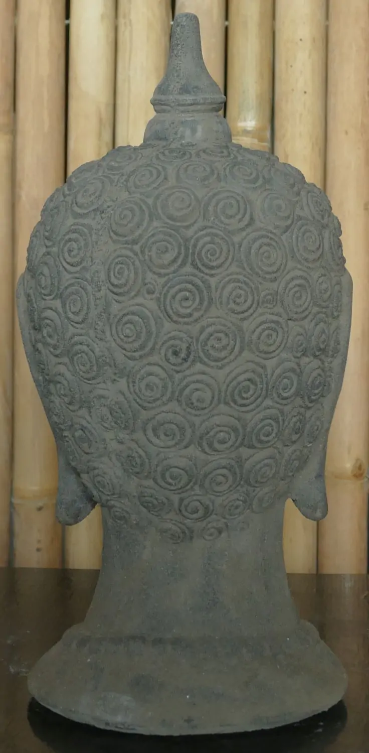  Product image 5 of the product “Thai bust, 43 cm, antique finish, cast lava stone ”